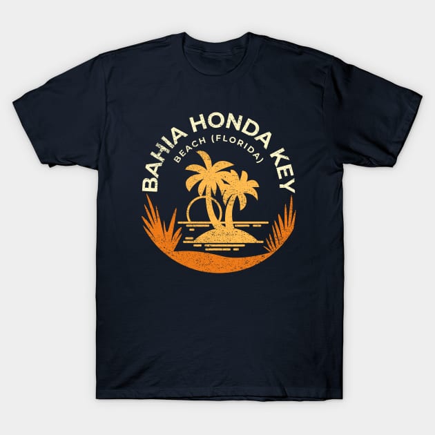 Bahia Honda Key Beach Florida Vacation Resort Vintage T-Shirt by Inspire Enclave